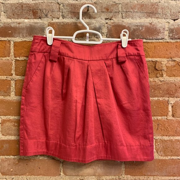 41. BCBGeneration Woman’s Summer Spring & Flirty Mini Work Skirt - Coral - Picture 3 of 4